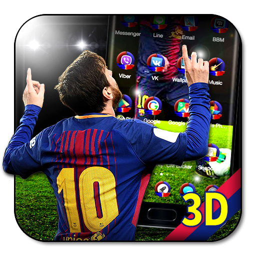 3D Barcelona Football Theme