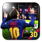 3D Barcelona Football Theme icône