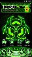 3D Biohazard Fluorescent Theme syot layar 3