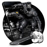 3D Black Hero Theme أيقونة