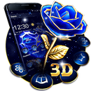 Crystal Rose Love 3D Theme-APK
