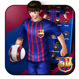 3D Barcelona Football Shooter Theme أيقونة