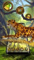 Angry Jaguar Forest 3D Launcher Theme capture d'écran 2