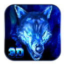 3D VR Live Ice Wolf theme APK