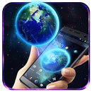 3D VR blue earth theme APK