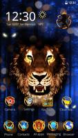 Golden King Lion 3D Theme capture d'écran 3