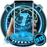 3D Next Tech seven Launcher Theme icône