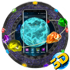 Infinity Gems 3D Theme icône