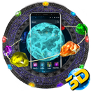 Infinity Gems 3D Theme aplikacja