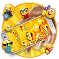 Cute Emoji Gravity Launcher Theme