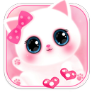 Pink Cute Kitty 3D Live Lock Screen Wallpapers APK