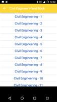 Civil Engineer Handbook Affiche