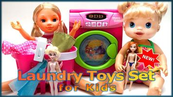 Laundry Toys Set for Kids постер