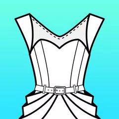 Fashion Design Flat Sketch APK download