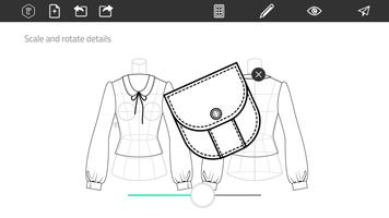 Fashion Design Flat Sketch imagem de tela 3