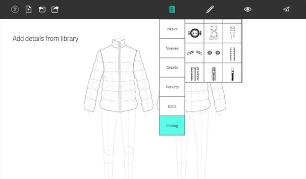Fashion Design Flat Sketch 截图 13