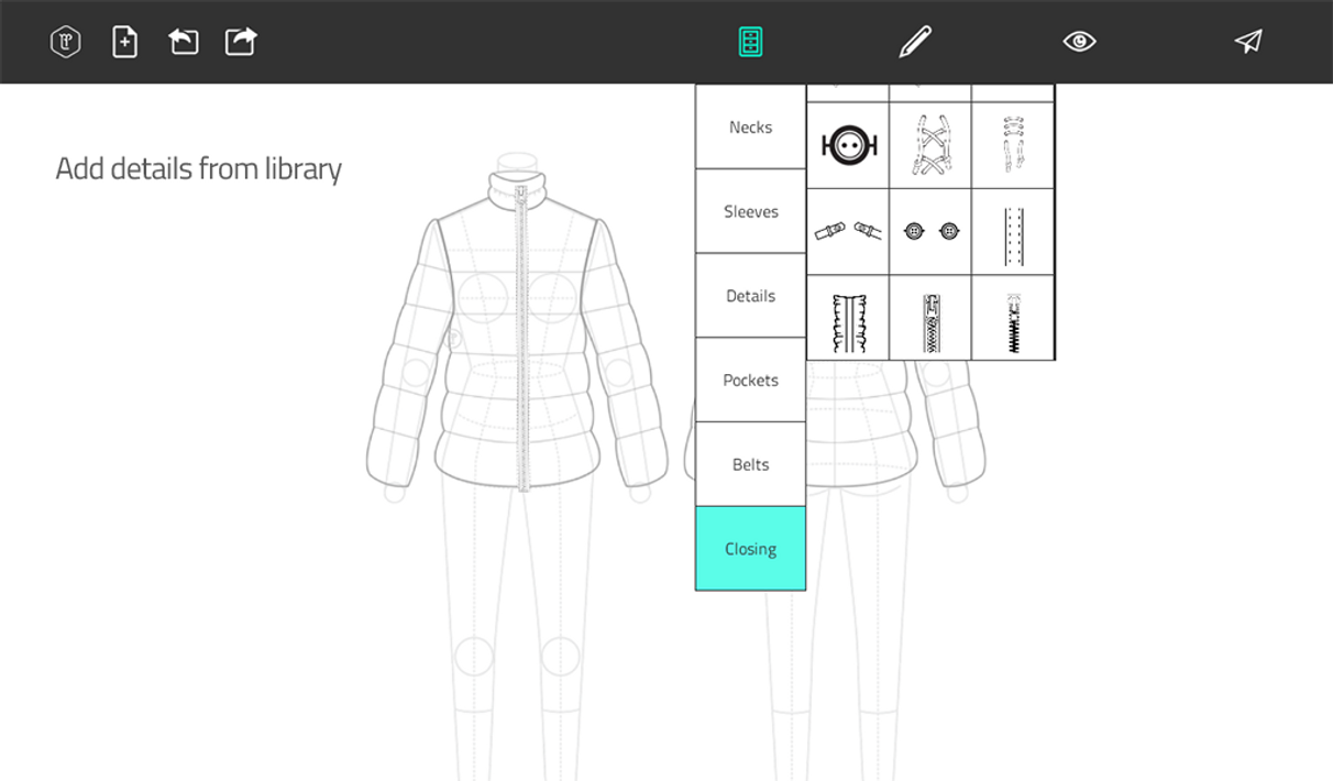 Fashion Design Flat Sketch screenshot 8