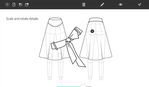Fashion Design Flat Sketch 截图 14