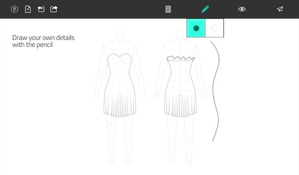 Fashion Design Flat Sketch 截图 16
