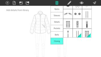 Fashion Design Flat Sketch スクリーンショット 2