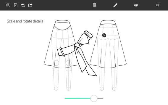 Fashion Design Flat Sketch 截图 8