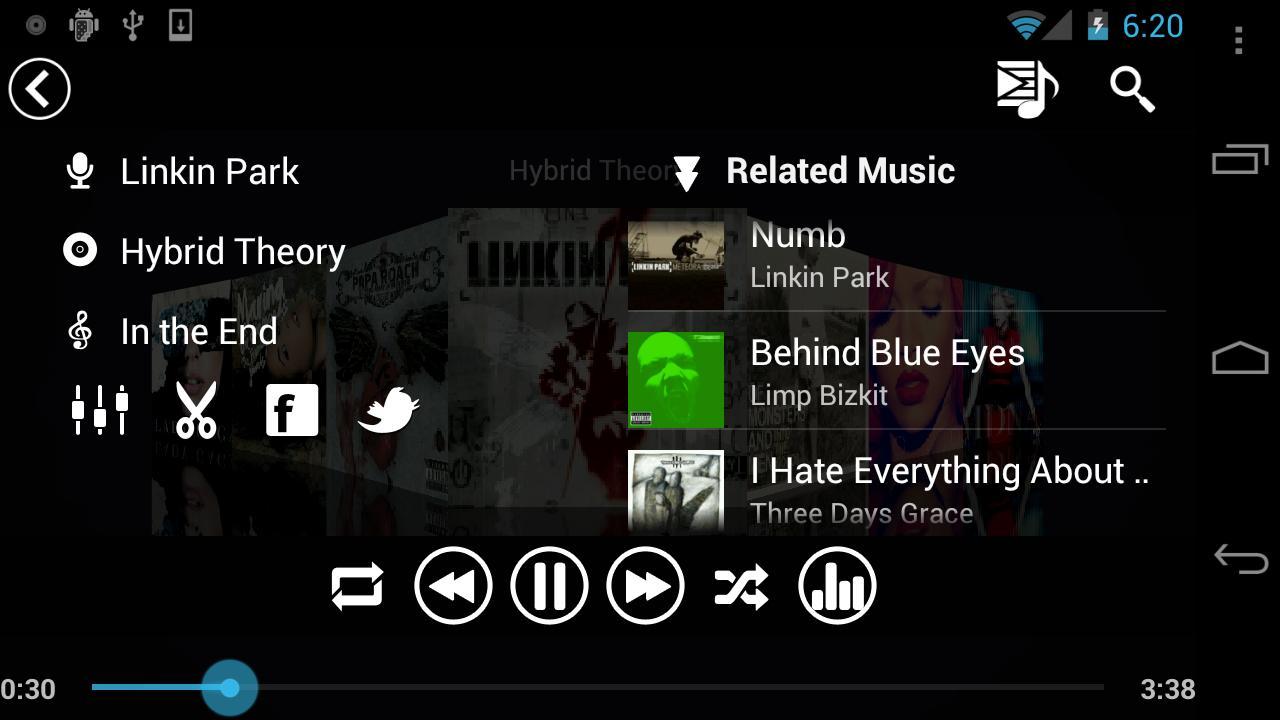 Fusion Music Player For Android Apk Download - numb linkin park roblox id code