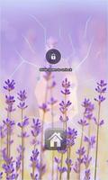 Lavender Lock Screen syot layar 3