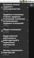 Трудовой кодекс РФ скриншот 1