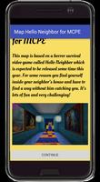 Map Hello Neighbor for MCPE Affiche