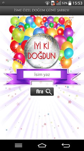 Isme Ozel Dogum Gunu Sarkisi For Android Apk Download