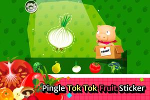 Pingle Tok Tok Fruit Sticker скриншот 1