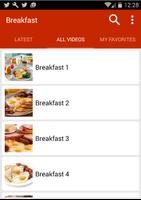 Breakfast Recipes (Video) capture d'écran 2