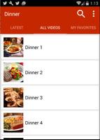 Dinner Recipes (Video) ảnh chụp màn hình 2