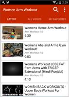 Arm Workout For Women Plakat