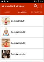 Back Workout For Women screenshot 1