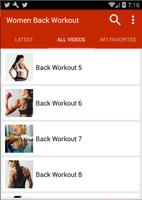 Back Workout For Women скриншот 2