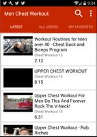 Chest Workout For Men poster