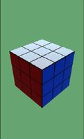 Simple Cube 3D poster