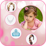New Girls Hairstyle Photo Editor: Crown Necklaces simgesi