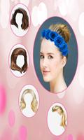 New Girls Hairstyle Photo Editor: Crown Necklaces imagem de tela 1