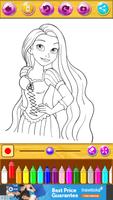 new princess coloring for kids imagem de tela 2