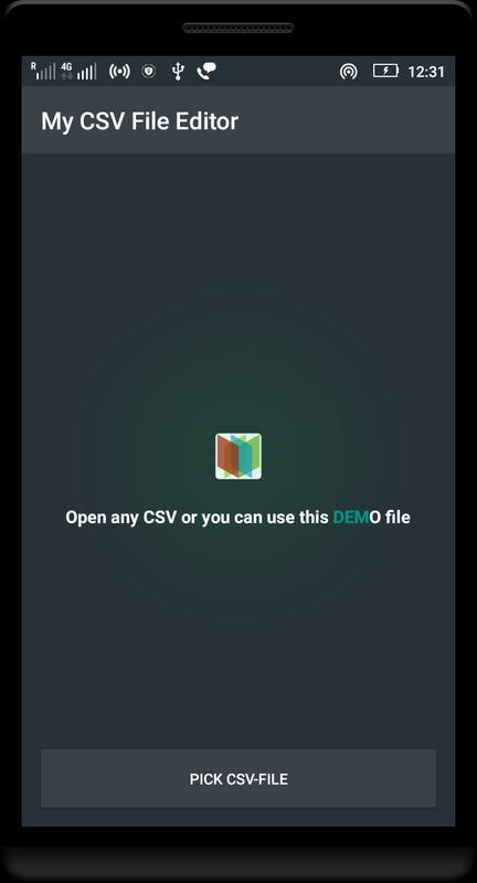 open csv file android