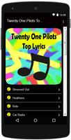 Twenty One Pilots Top Lyrics Affiche