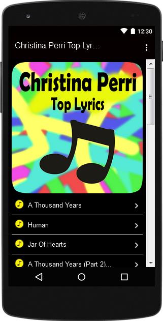 Download do APK de A Thousand Years Lyrics - Christina Perri para Android