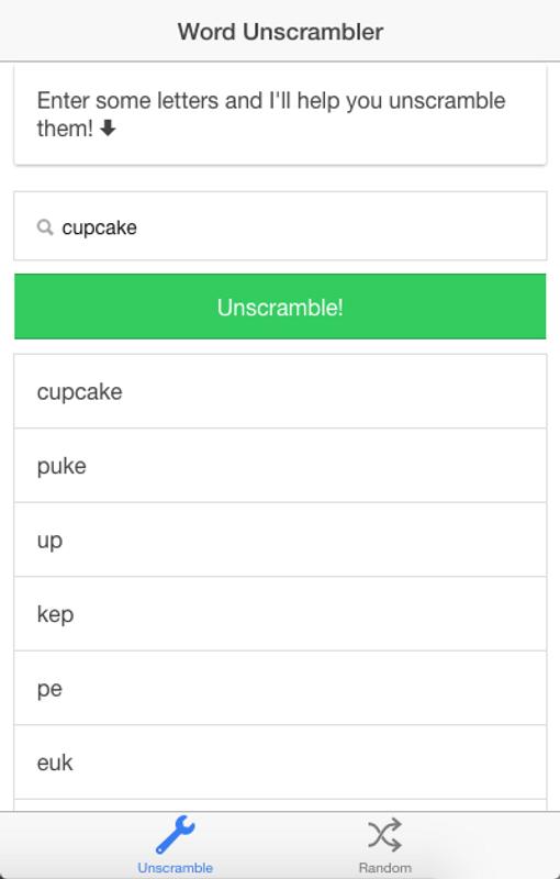 Word Unscrambler poster ...