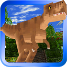 Dino jurassic Craft GO ไอคอน