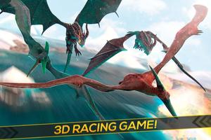 Dinosaure Volant - Vol 3D Affiche
