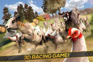 Goats in the Farm 3D-poster