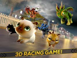 Kitty vs Baby Dragons Race اسکرین شاٹ 3