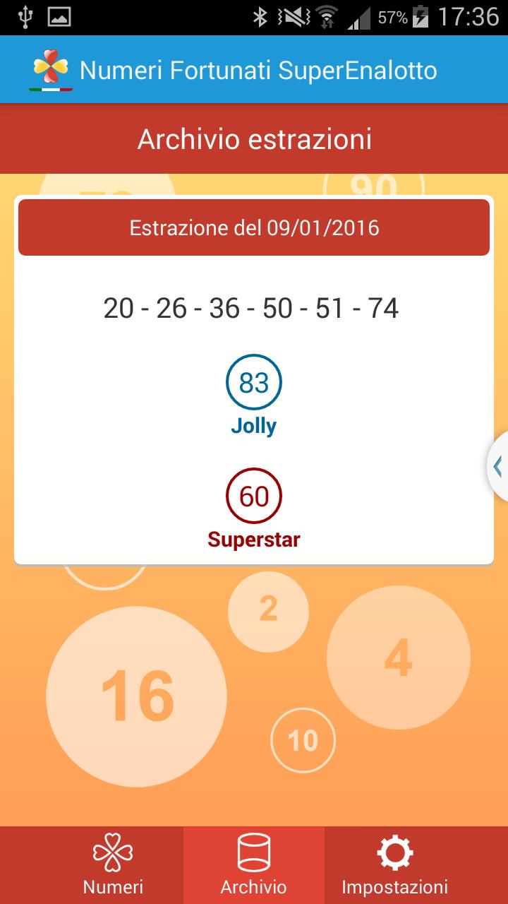 Numeri Fortunati SuperEnalotto for Android - APK Download